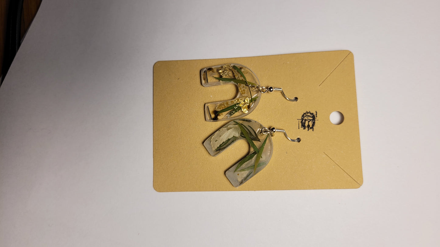 Silver Hooked Earrings