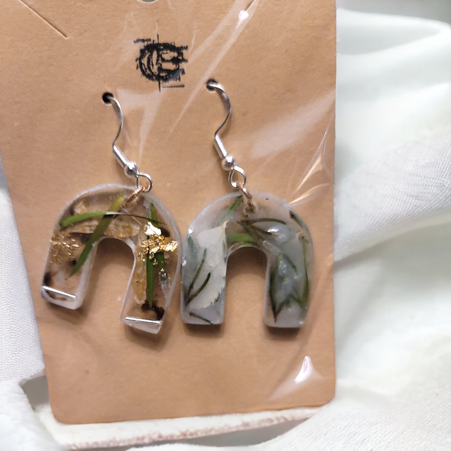 Silver Hooked Earrings