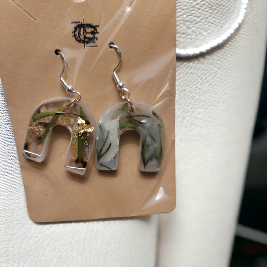 Silver Hooked Earrings