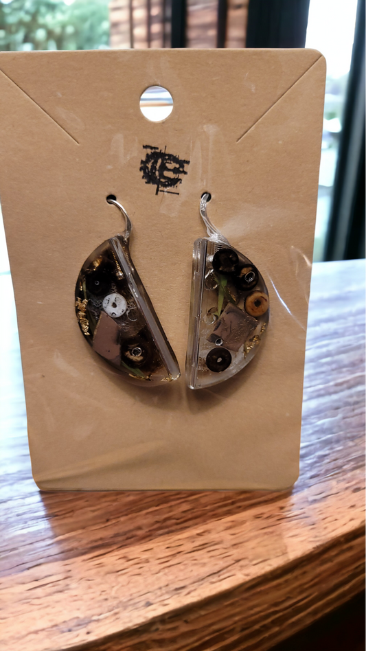 Silver Hooked Earrings