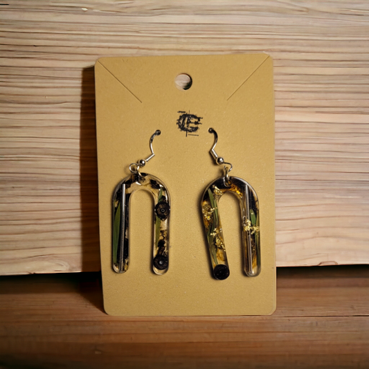 Silver Hooked Earrings