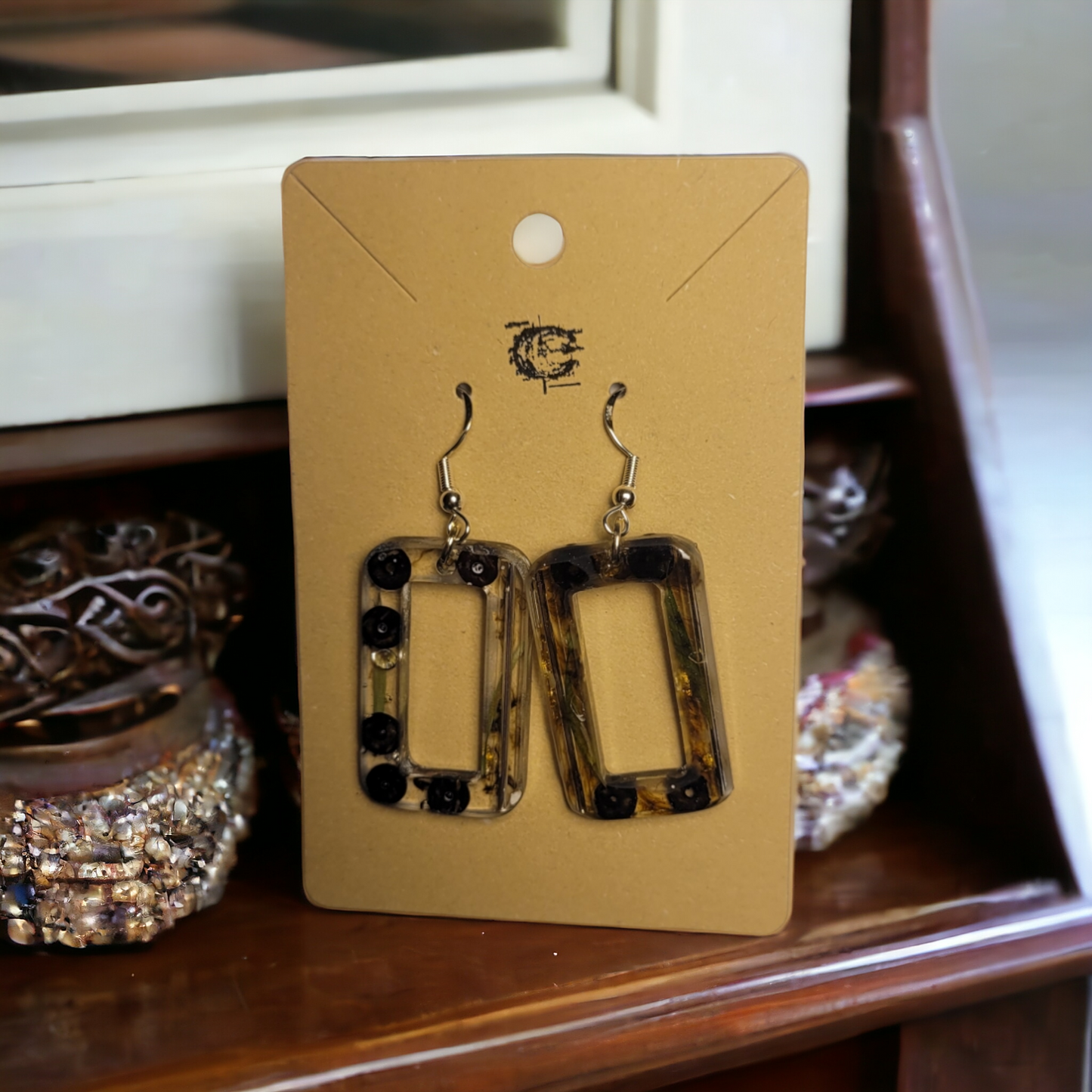Silver Hooked Earrings