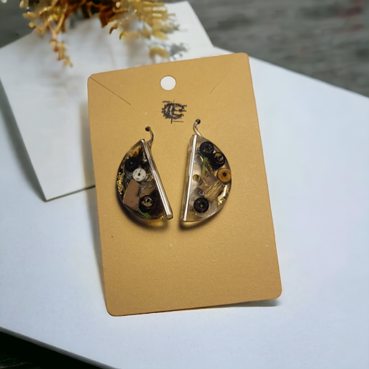 Silver Hooked Earrings